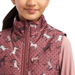 Ariat Girls Mulberry Bella Reversible Insulated Vest 7 Ariat Girls Mulberry Bella Reversible Insulated Vest -Comprehensive Shop P2677720 4 40586.1677083647