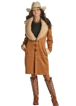 Panhandle Ladies Knee-Length Winter Coat