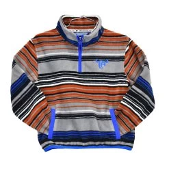 Cowboy Hardware Boys Orange Serape Fleece Pullover