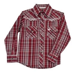 Cowboy Hardware Boys Infant Long Sleeve Bark Snap Shirt