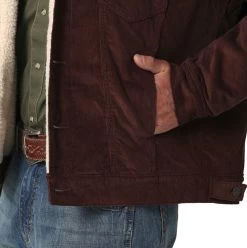 Wrangler Mens Sherpa Lined Corduroy Jacket -Comprehensive Shop P2736905 3 23766.1692033614