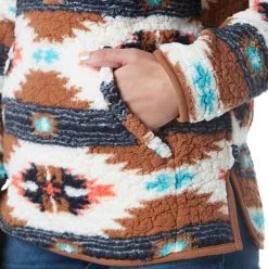 Wrangler Ladies Orange Sherpa Pullover 7 Wrangler Ladies Orange Sherpa Pullover -Comprehensive Shop P2738080 3 48825.1692033677