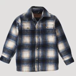 Wrangler Boys Flannel Shirt Jacket