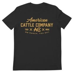 Rural Cloth Men's We Ranch You Eat Short Black Heather Short Sleeve Tee