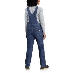 Carhartt Womens Rugged Flex Relaxed Fit Denim Bib Overall -Comprehensive Shop P2759850 4 43403.1696867962