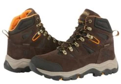 Noble Outfitters Men's Brown & Safety Orange Advance 6" Waterproof Work Boot