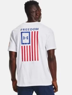 Under Armour Men's Freedom Flag T-Shirt White -Comprehensive Shop P2777790 1 56736.1684862990