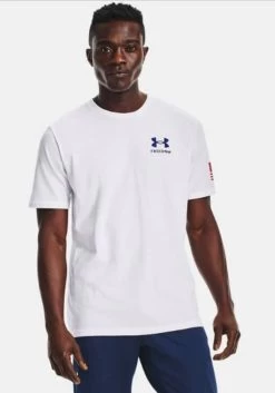Under Armour Men's Freedom Flag T-Shirt White -Comprehensive Shop P2777790 2 46537.1684862990