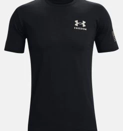 Under Armour Men's Freedom Flag Camo T-Shirt Black