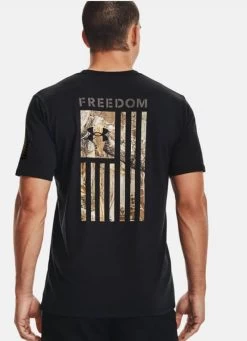 Under Armour Men's Freedom Flag Camo T-Shirt Black -Comprehensive Shop P2777850 4 65632.1684862541