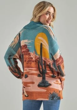 Wrangler Ladies Americana Long Sleeve Cardigan -Comprehensive Shop P2785530 1 15548.1692302459