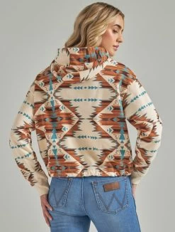 Wrangler Ladies Americana White Hoodie -Comprehensive Shop P2785580 1 64059.1692391042