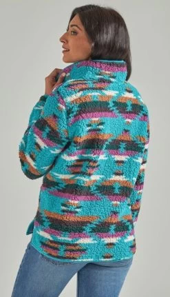 Wrangler Ladies Dark Teal Sherpa Pullover 6 Wrangler Ladies Dark Teal Sherpa Pullover -Comprehensive Shop P2785745 1 13844.1692299446