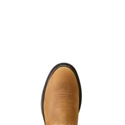 Ariat Mens Distressed Light Brown WorkHog XT Waterproof Work Boot -Comprehensive Shop P2788355 4 80875.1692304113