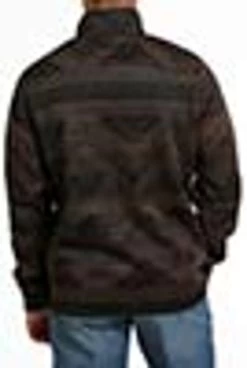 Cinch Men's Aztec Printed Brown Fleece Pullover -Comprehensive Shop P2793965 3 09820.1677526980