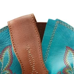 Ariat Women's Blue/Brown Round Up Wide Square Toe Stretch Fit Western Boot 10 Ariat Women's Blue/Brown Round Up Wide Square Toe Stretch Fit Western Boot -Comprehensive Shop P2797575 5 40471.1697043011