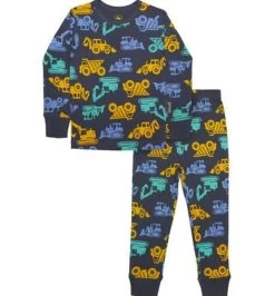 John Deere Toddler Construction Blue Pajama Set