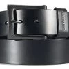 Carhartt Mens Anvil Black Leather Box Buckle Belt