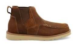 Twisted X Men's 4" Chelsea Wedge Sole Boot Brown -Comprehensive Shop P2855260 3 17530.1686943285