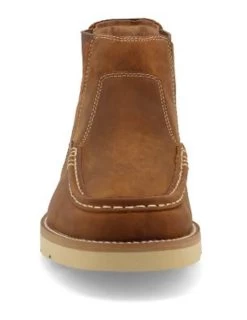 Twisted X Men's 4" Chelsea Wedge Sole Boot Brown -Comprehensive Shop P2855260 5 90103.1686943286