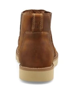 Twisted X Men's 4" Chelsea Wedge Sole Boot Brown -Comprehensive Shop P2855260 6 01586.1686943286