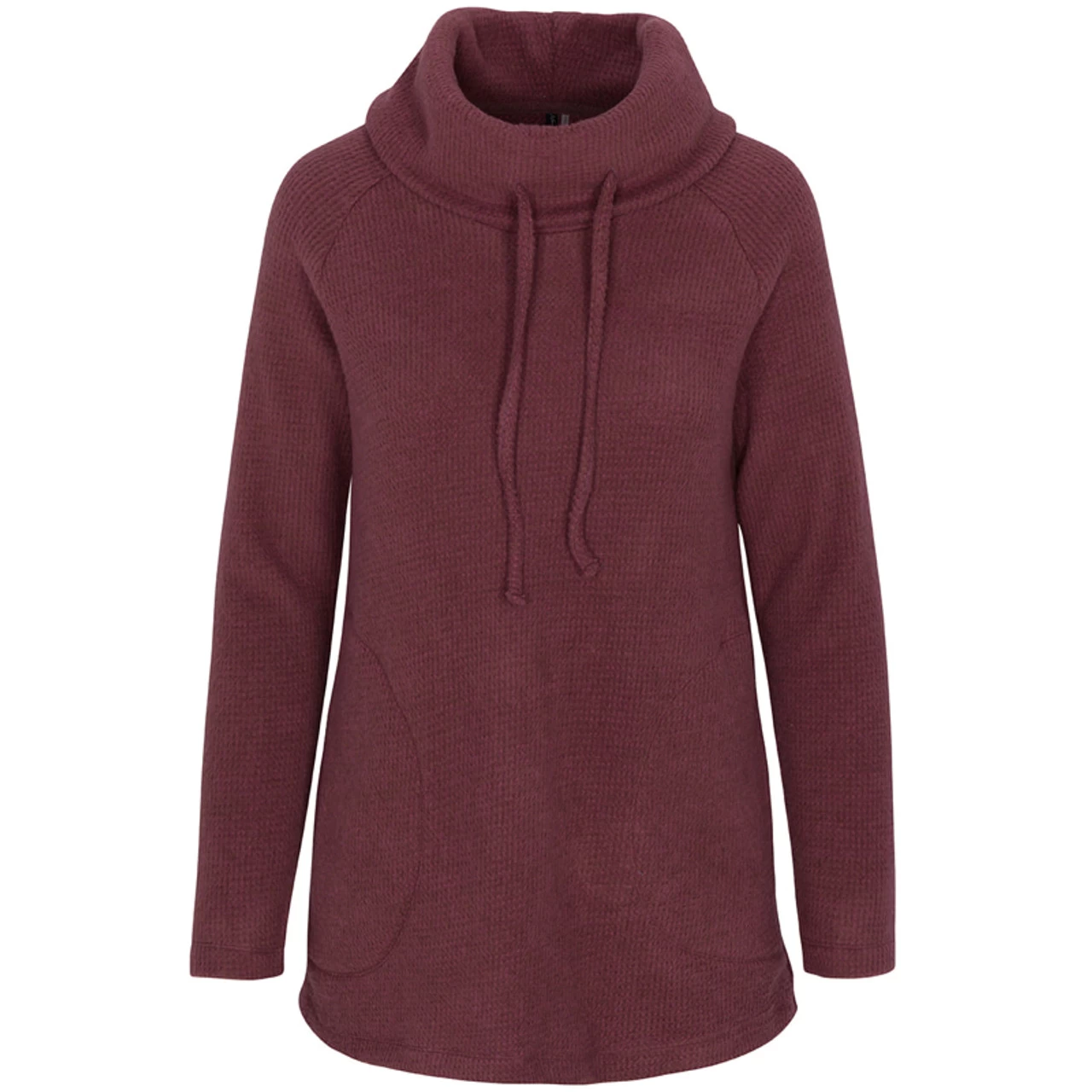 North River Women's Heather Waffle Cowl Neck Sweater 1 North River Women's Heather Waffle Cowl Neck Sweater