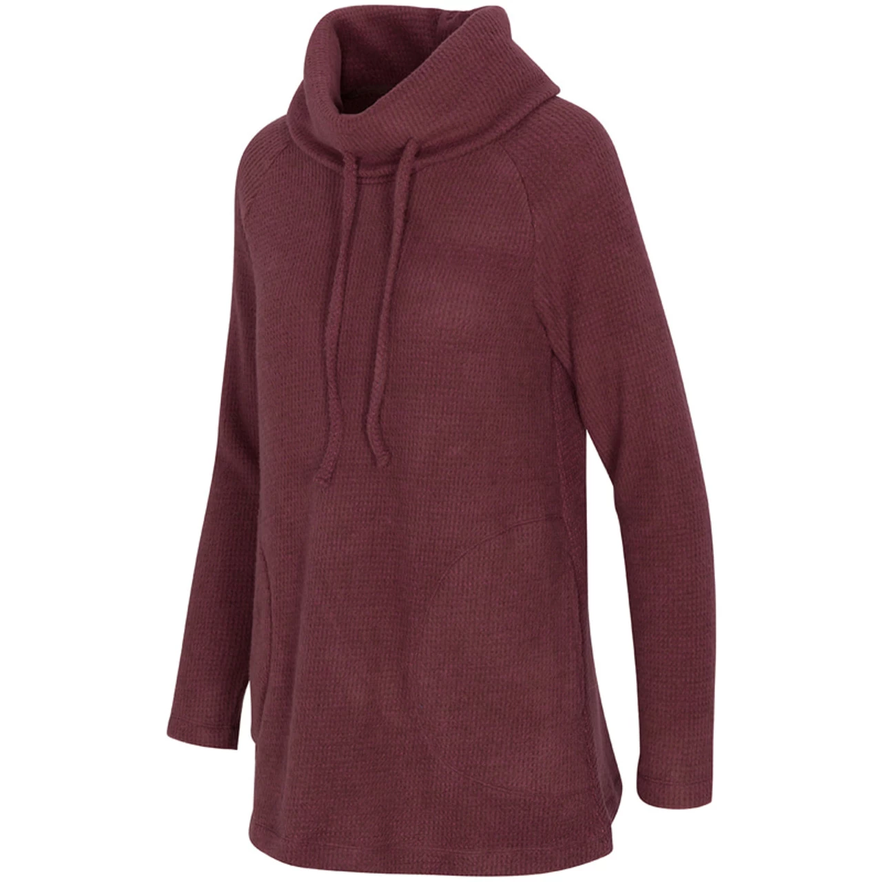 North River Women's Heather Waffle Cowl Neck Sweater 2 North River Women's Heather Waffle Cowl Neck Sweater - Image 2