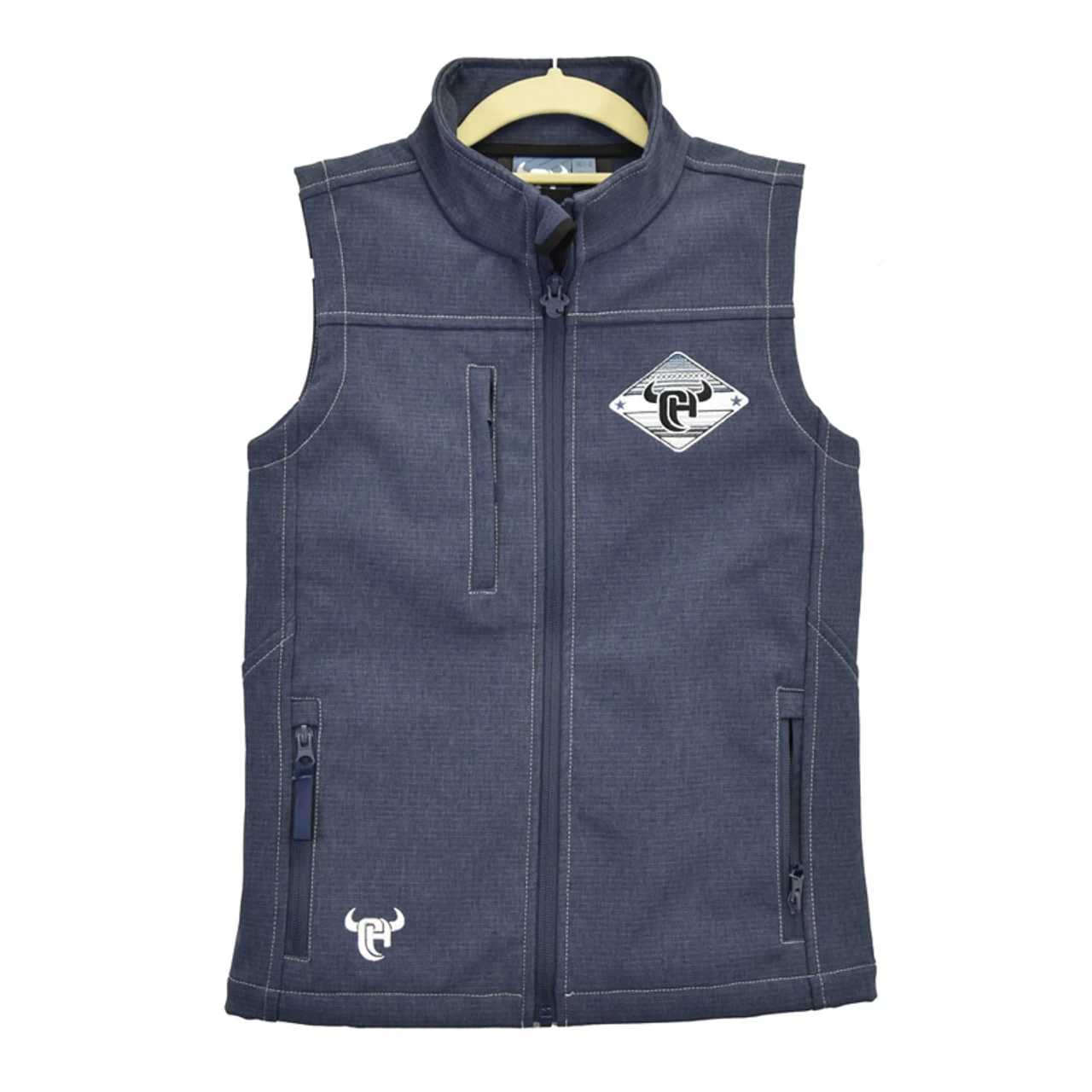 Cowboy Hardware Toddler Boys Blue Tough Vest 1 Cowboy Hardware Toddler Boys Blue Tough Vest