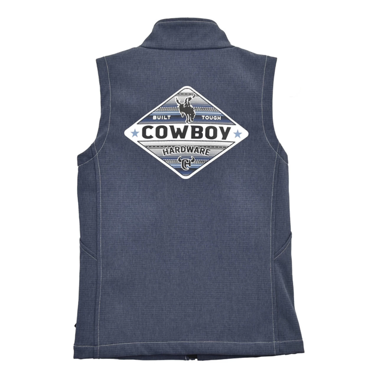 Cowboy Hardware Toddler Boys Blue Tough Vest 2 Cowboy Hardware Toddler Boys Blue Tough Vest - Image 2
