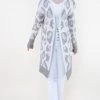 Verymoda Womens Vintage Leopard Beige Cardigan