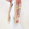 Verymoda Womens Tribal Fringe Cardigan
