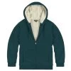 Victory Sportswear Women's Full Zip Fleece Hooded Teal Jacket