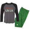 Pivotal Partners Boy's Black Tis The Season Long Sleeve Pajama Set