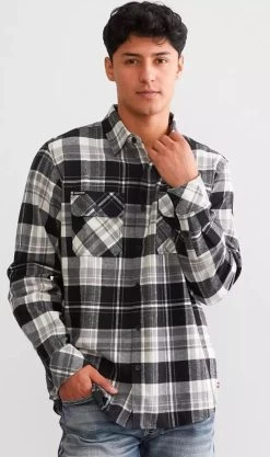 Howitzer Mens Somme Grey And Black Flannel