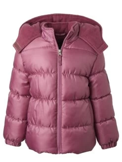 Pink Platinum Infant Girls Ripstop Rose Puffer Winter Jacket
