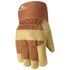 Wells Lamont - Men's Heavy Duty Leather Palm Winter Work Gloves With Safety Cuff